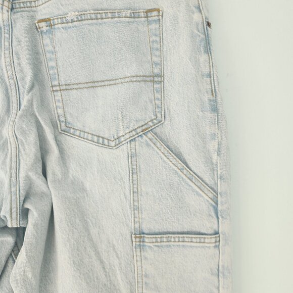 Abercrombie & Fitch The 90’s Straight Ultra High Rise Jeans Carpenter 33 16L EUC - Picture 8 of 16